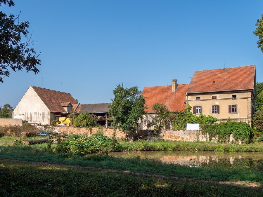 Bauernhaus im Stegauracher Ortsteil Mutzershof