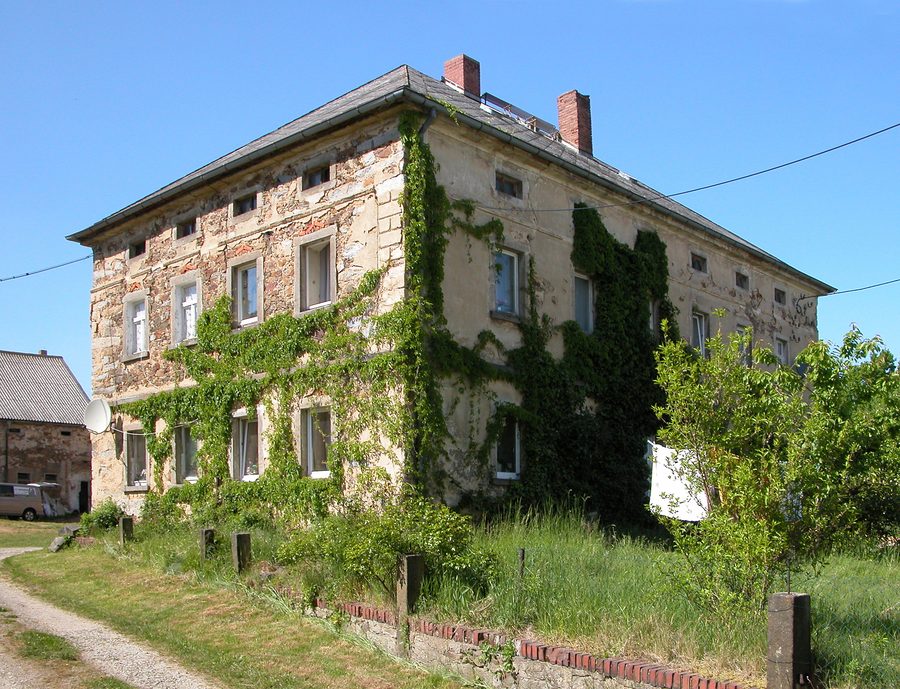 Herrenhaus des Ritterguts Großhänchen in Burkau