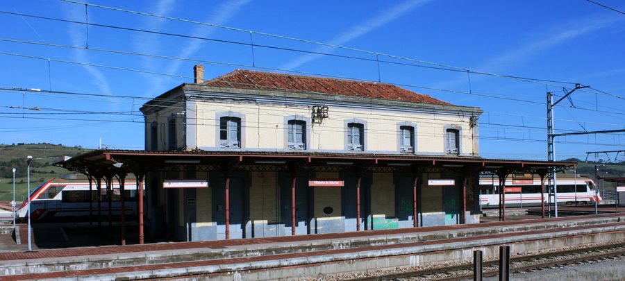Bahnhof Villabona de Asturias in Villabona, Llanera, Asturien