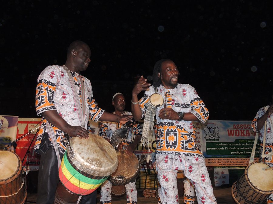 Traditionelle Musikszene in Burkina Faso