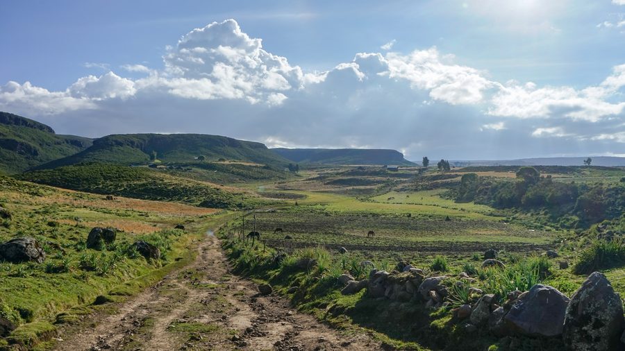 Berglandschaft in den Bale Mountains in Oromia