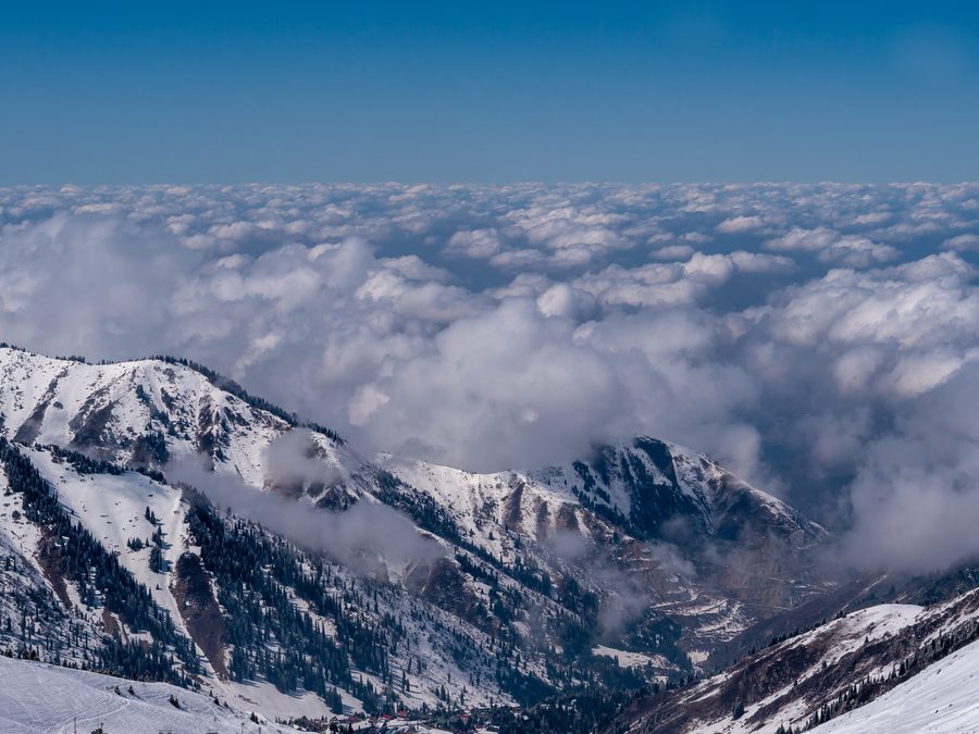 Bergkulisse bei Almaty