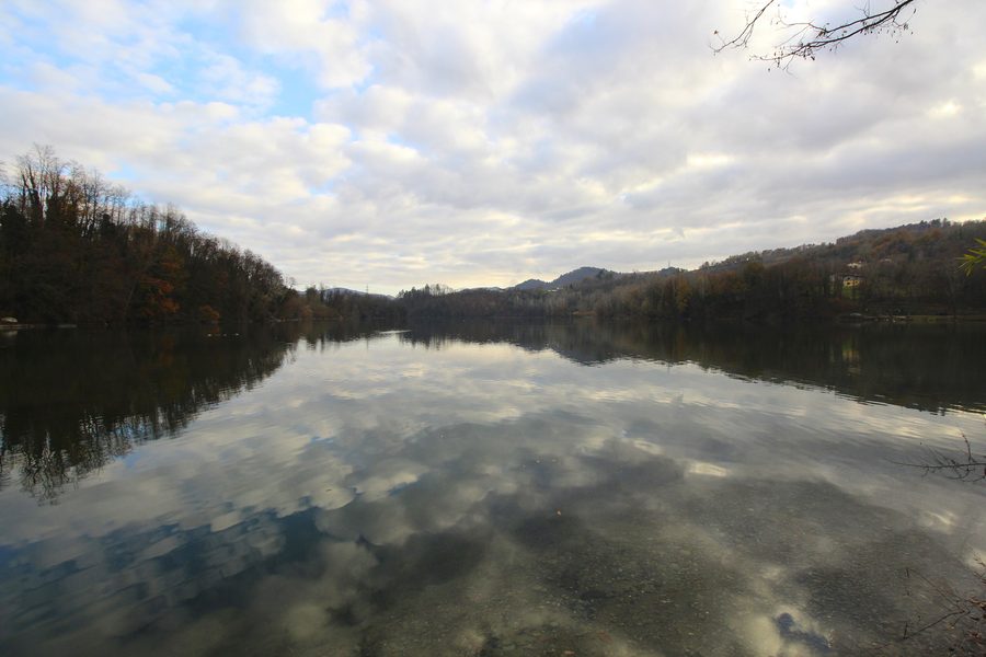Lago di Pontecosi bei Pontecosi in der Garfagnana