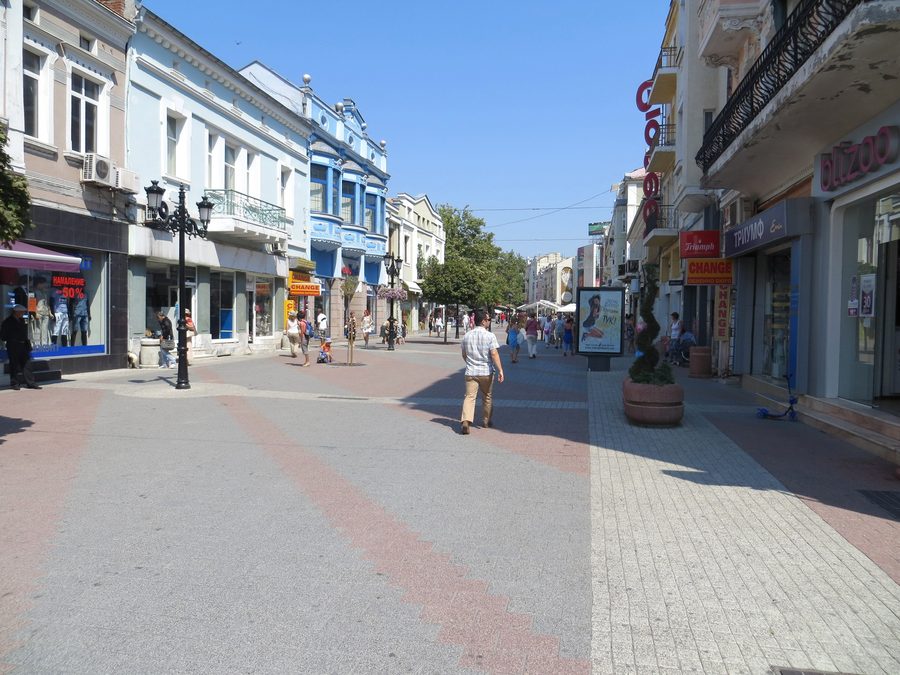 Historische Altstadt von Plowdiw in Bulgarien