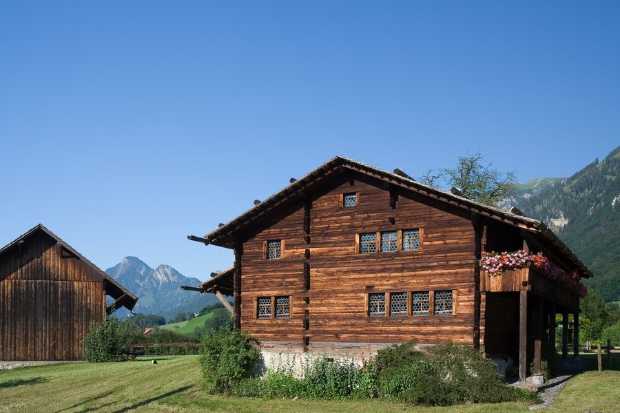 Wohnhaus von Bruder Klaus in Flüeli-Ranft, Gemeinde Sachseln, Schweiz