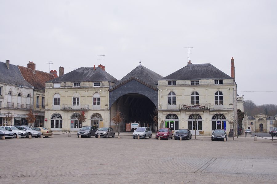 Halles du XVIIe siècle à Richelieu