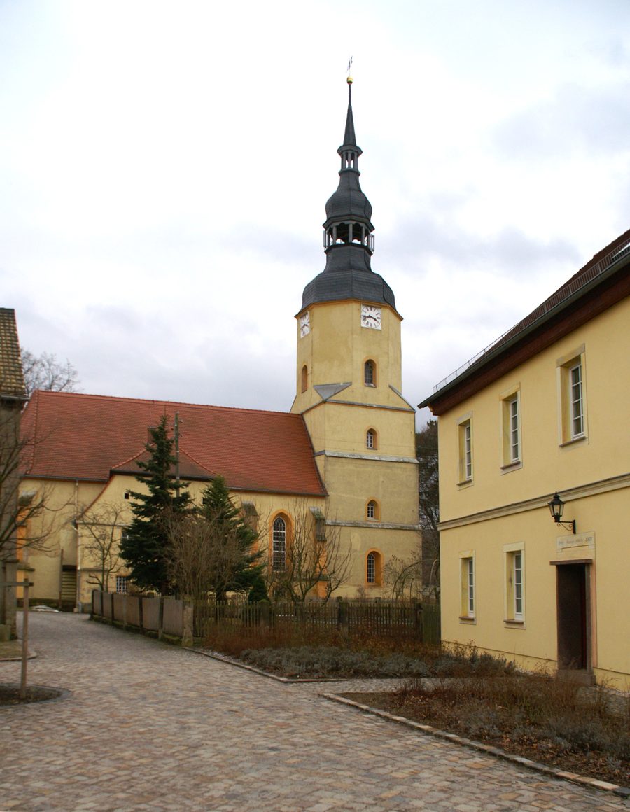 Historische Kirche von Treben in Thüringen