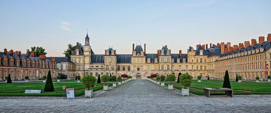 Schloss Fontainebleau in der Île-de-France