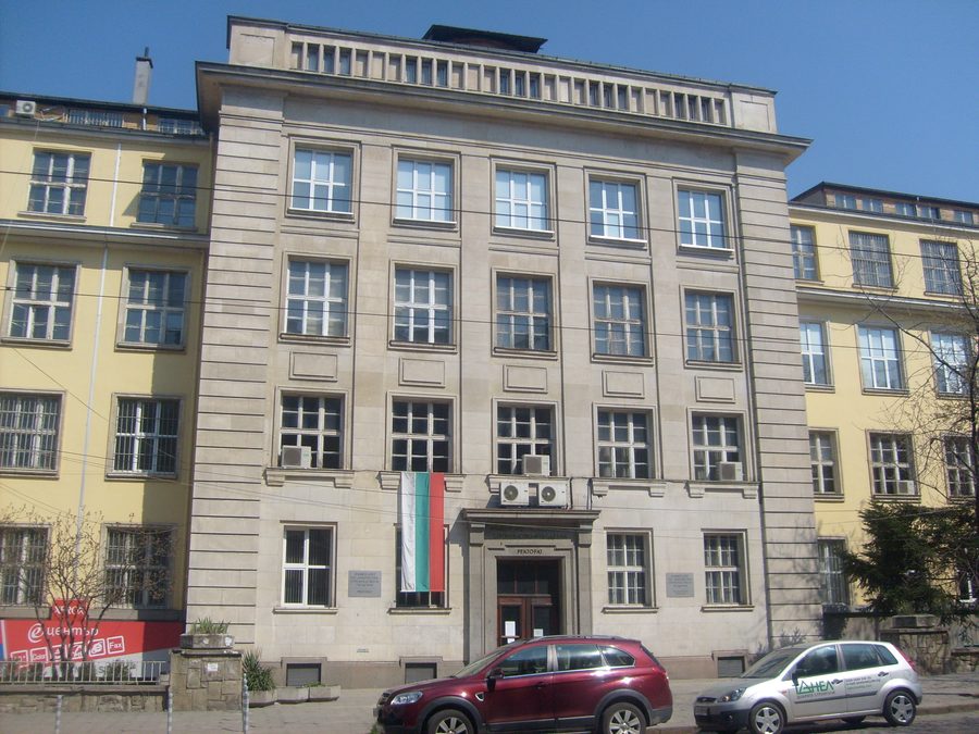Sofia mit gemischter Stadtarchitektur