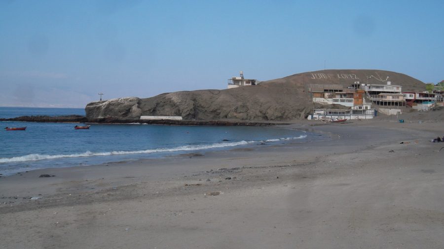 Strand von Juan López in der Region Antofagasta, Chile