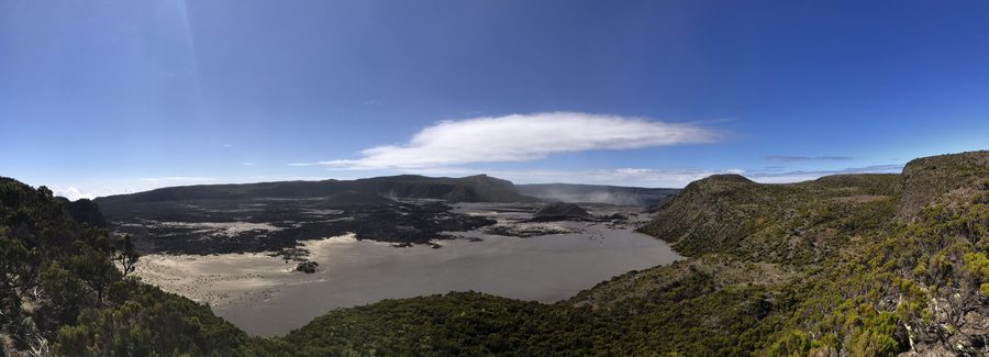 Blick auf den Vulkan Karthala auf Grande Comore