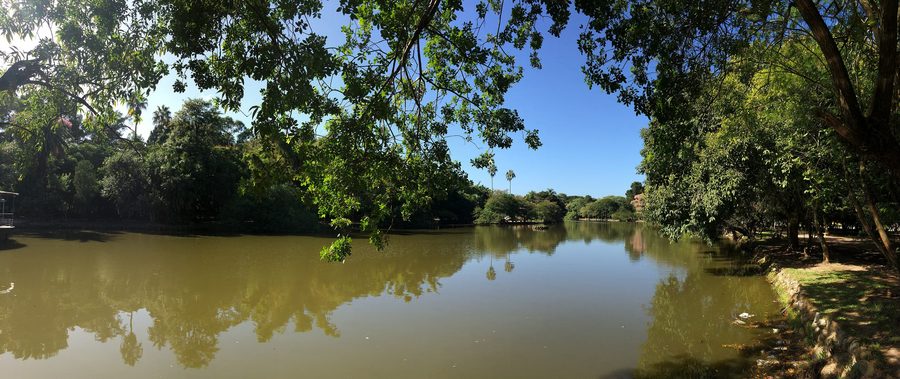 Panorama des Parque Farroupilha in Porto Alegre