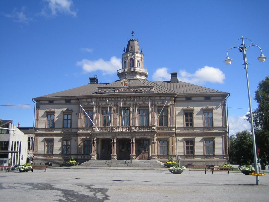 The City Hall in Jakobstad, Finland