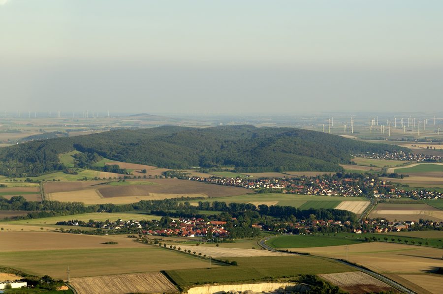 Bewaldeter Höhenzug Asse südlich von Wolfenbüttel