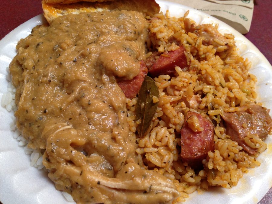 Cajun-Gericht als Beispiel regionaler Küche Louisianas