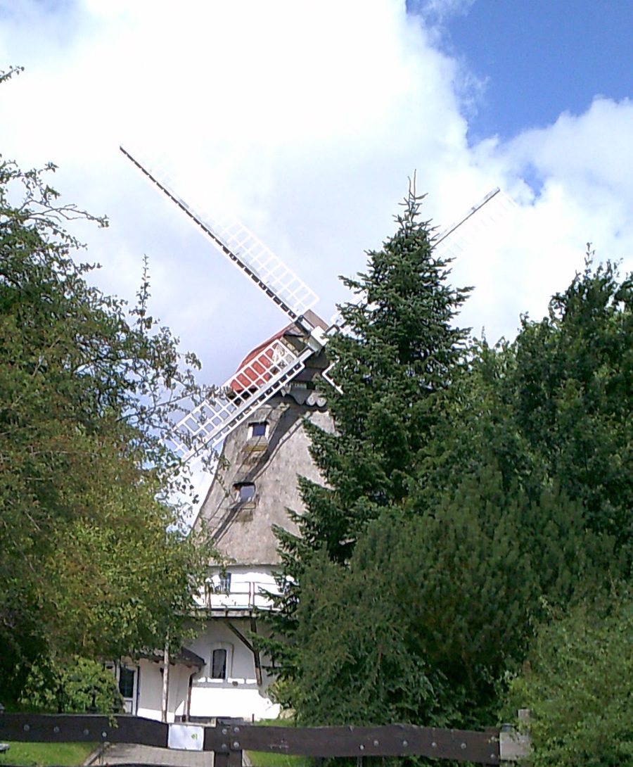 Gallerieholländermühle in Grödersby, Schleswig-Holstein