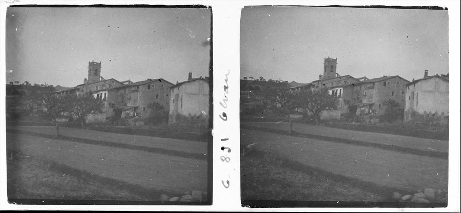 Panoramaansicht von Olvan in der katalanischen Comarca Berguedà