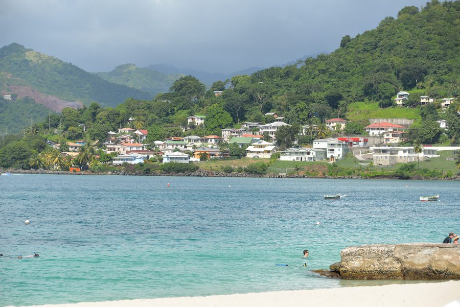 Grand Anse Main Road in The Lime, Grenada