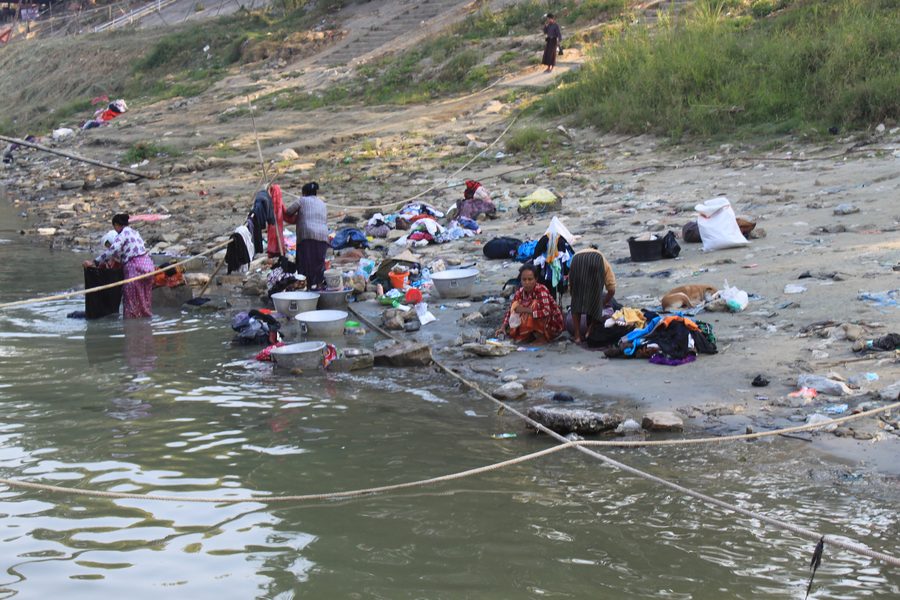 Ayeyarwady-Fluss in Myanmar