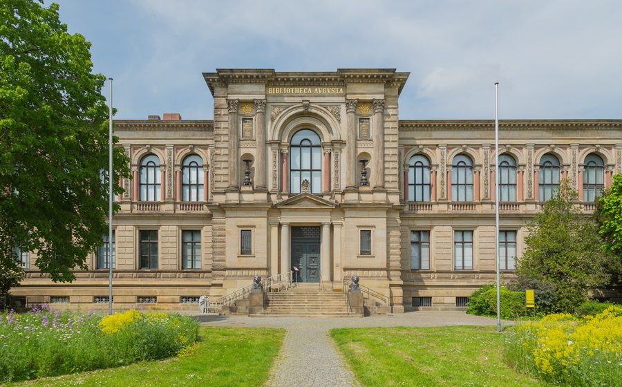 Bibliotheca Augusta der Herzog August Bibliothek am Lessingplatz in Wolfenbüttel