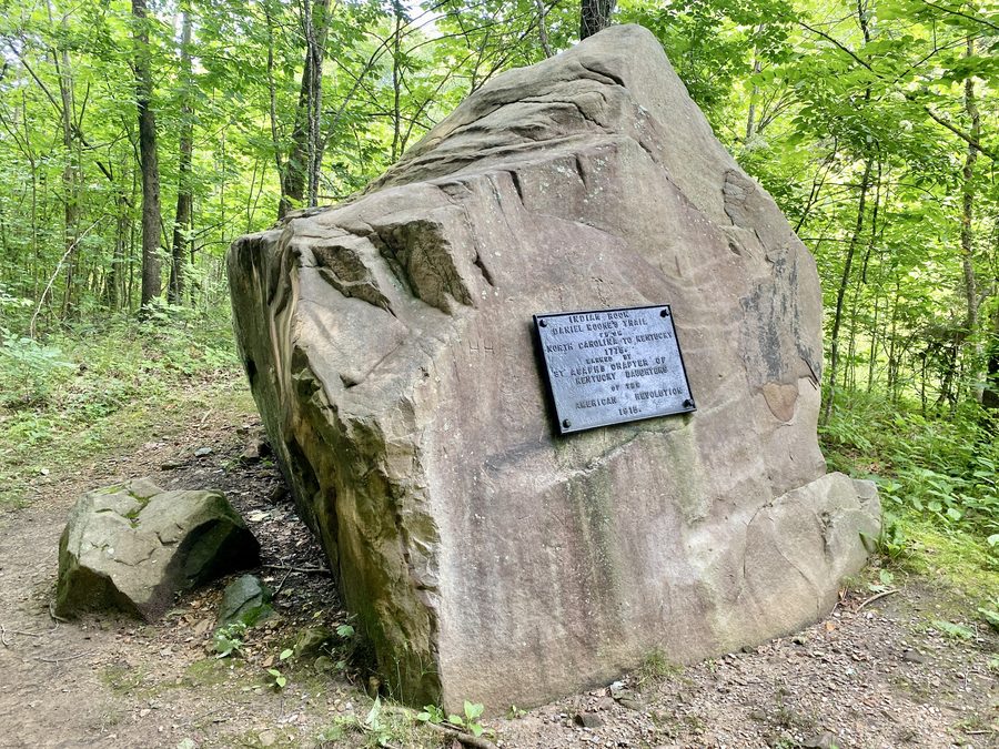 Indian Rock am Wilderness Road Trail im Cumberland-Gap-Nationalpark