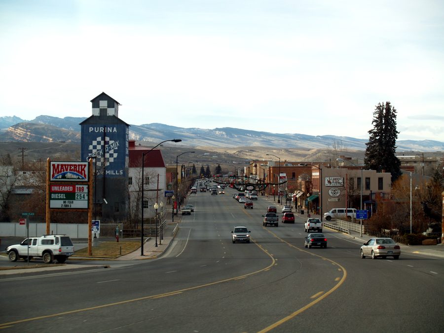 Innenstadt von Lander, Wyoming