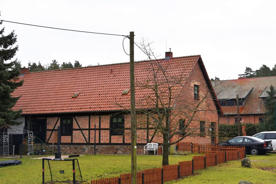 Blick auf Glave in der Gemeinde Dobbin-Linstow