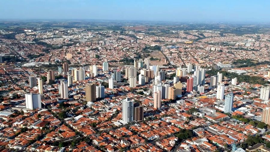 Vista geral de Limeira, São Paulo