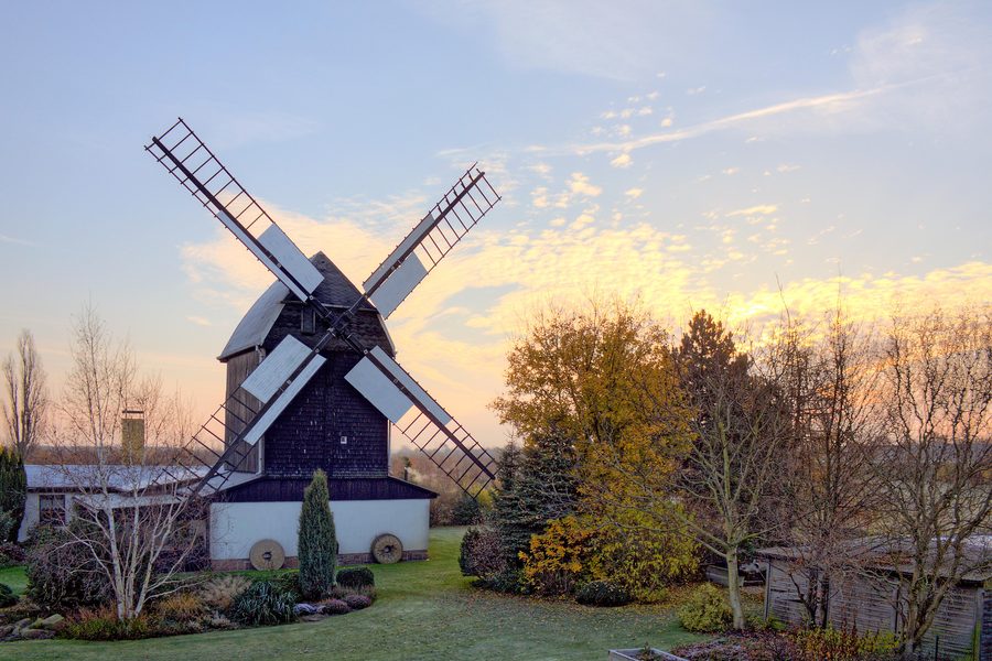 Berndorfsche Bockwindmühle in Freiroda bei Schkeuditz