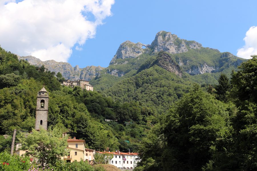Monte Forato in den Apuanischen Alpen