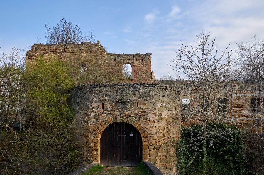 Historische Schlossruine in Wässerndorf bei Seinsheim