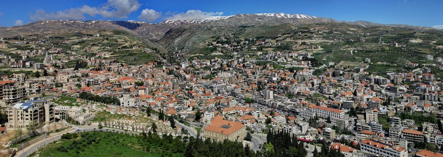 Zahlé in der Bekaa-Ebene im Libanon