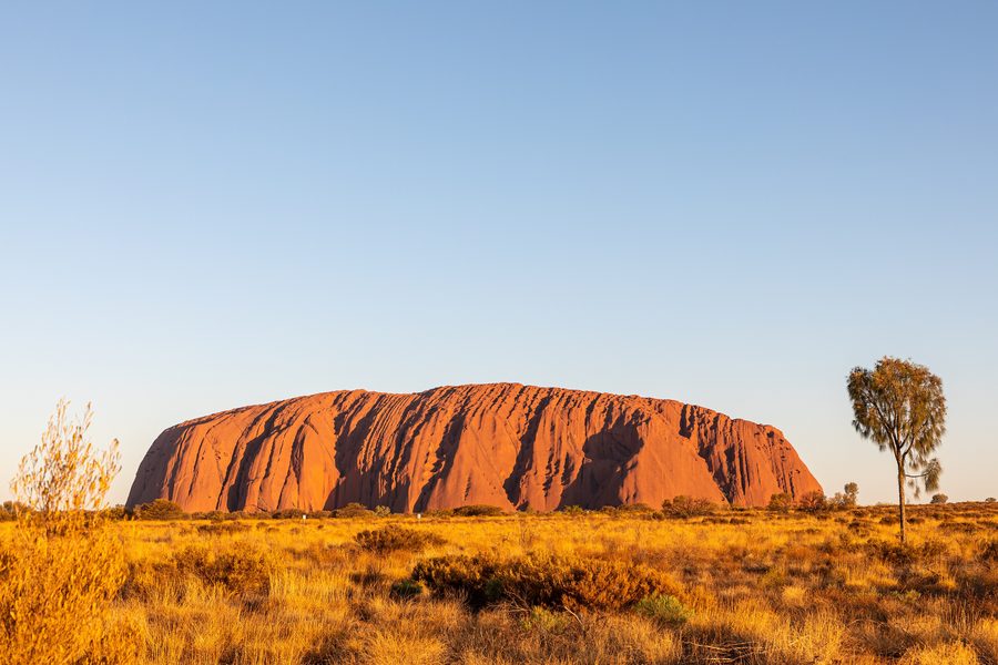 Petermann Ranges beim Uluru-Kontext