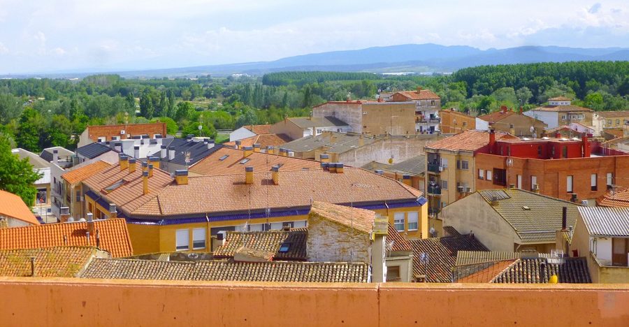Ansicht von San Adrián in Navarra