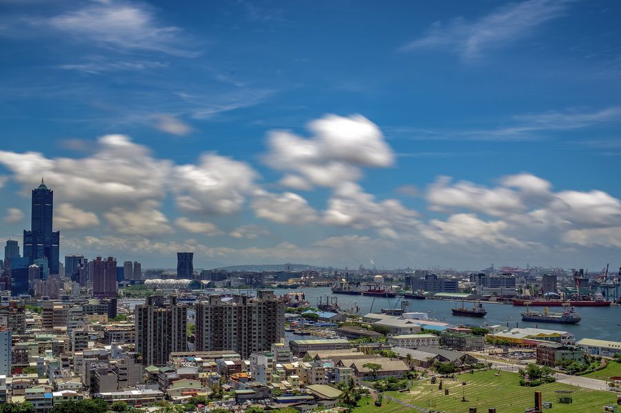 Hafenblick über Kaohsiung