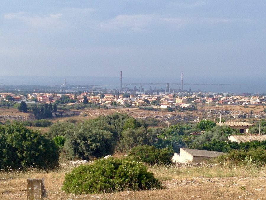 Ansicht von Città Giardino auf Sizilien