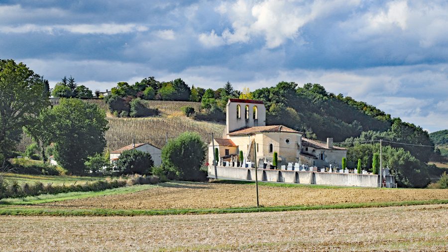 Église Saint-Albin in Prades, Tarn, France