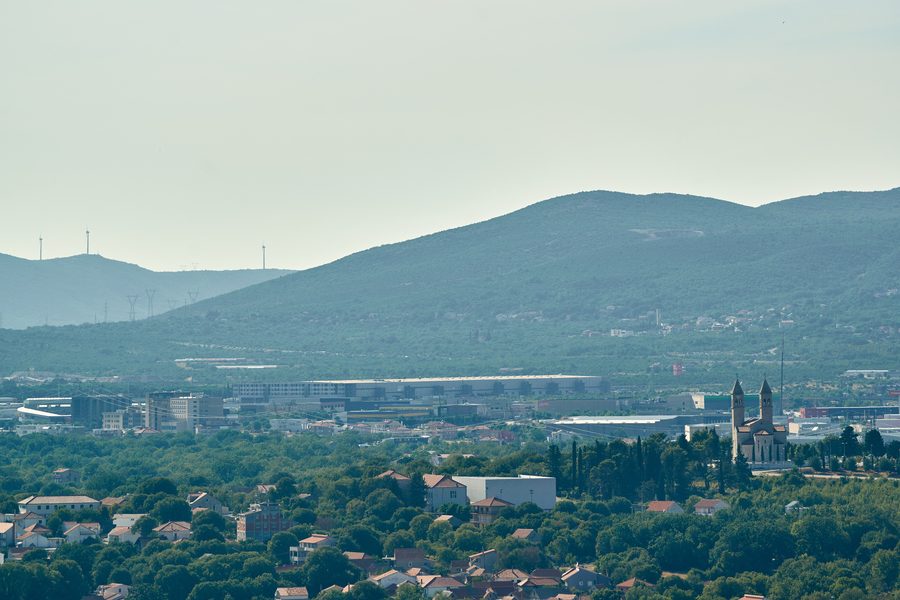 View of Dugopolje in Split-Dalmatia County