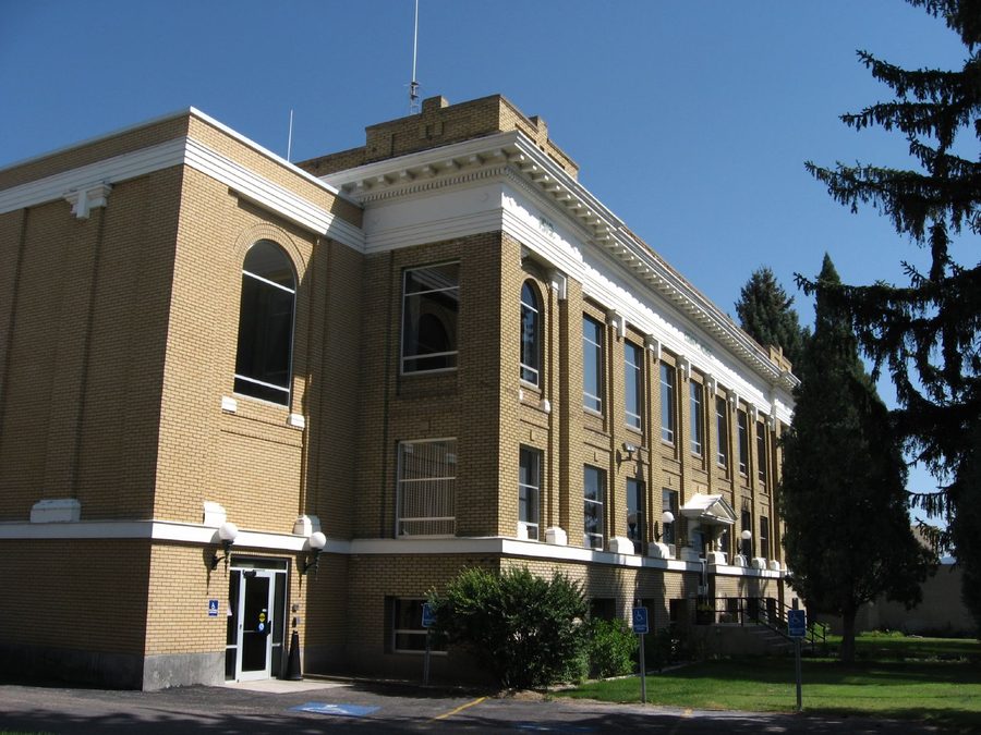Fassade des Caribou County Courthouse in Soda Springs, Idaho