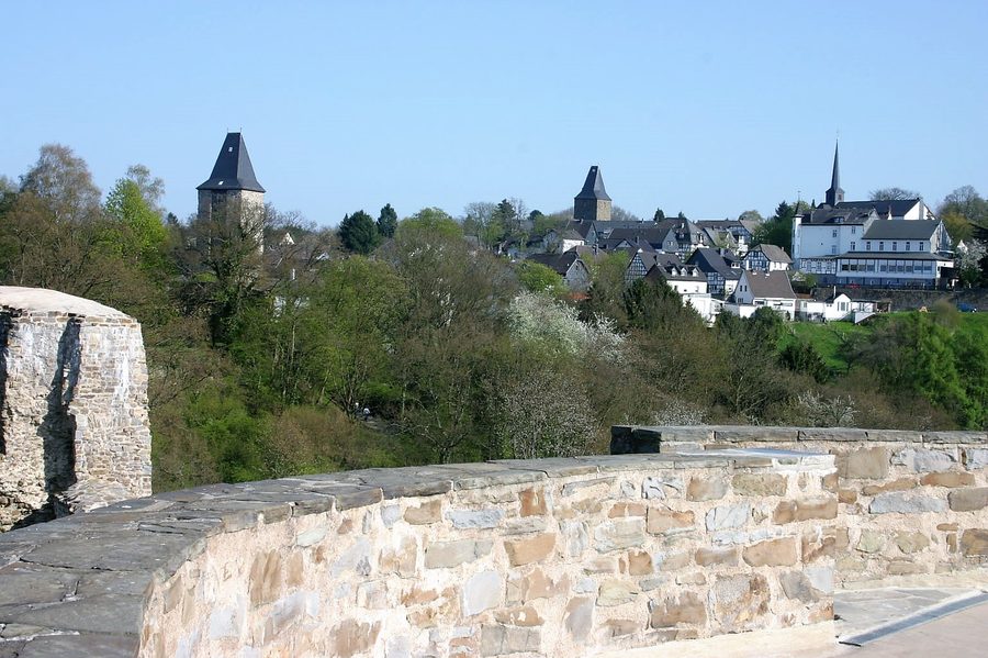 Stadtansicht von Stadt Blankenberg bei Hennef
