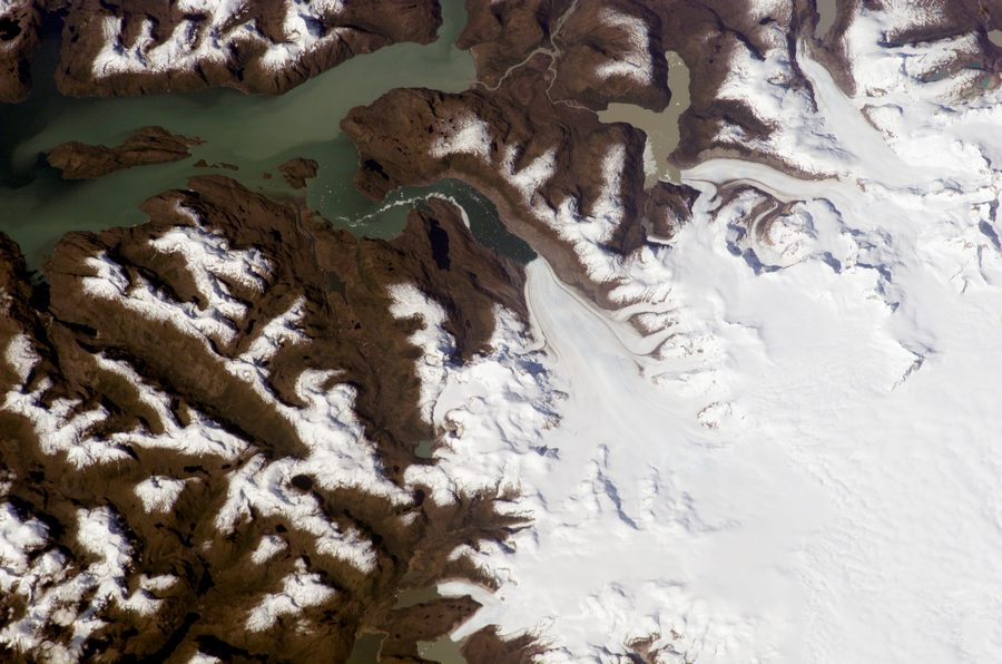 Jorge-Montt-Gletscher im südlichen Patagonischen Eisfeld in Chile