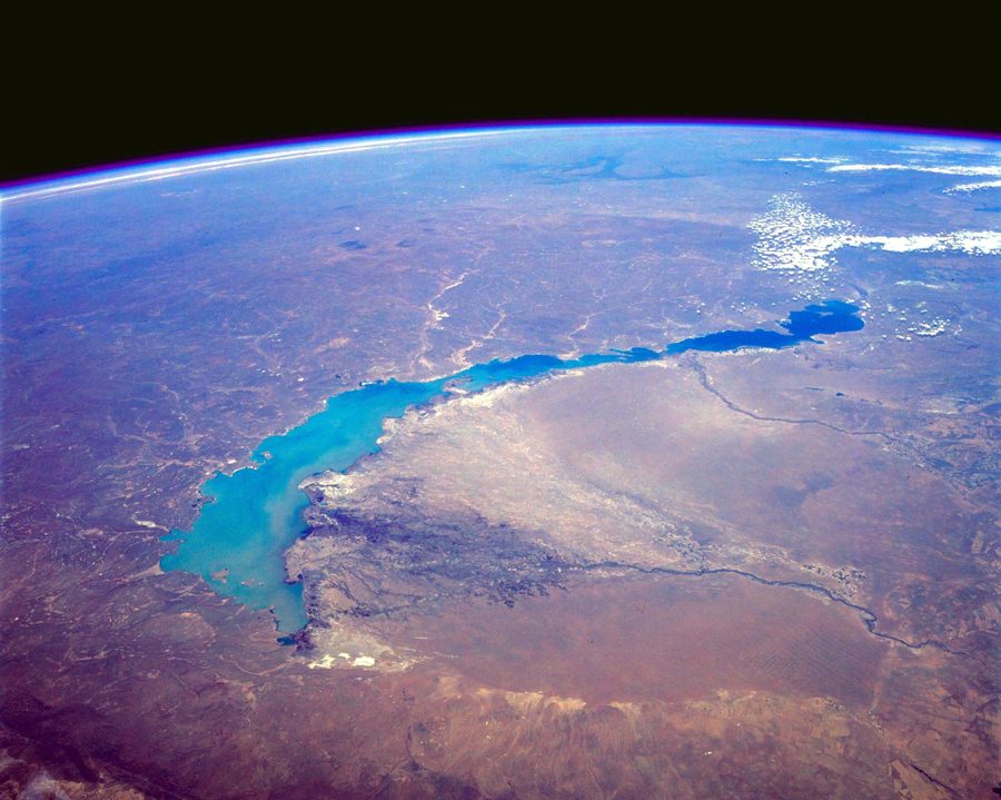 Balchaschsee in der Region Karaganda