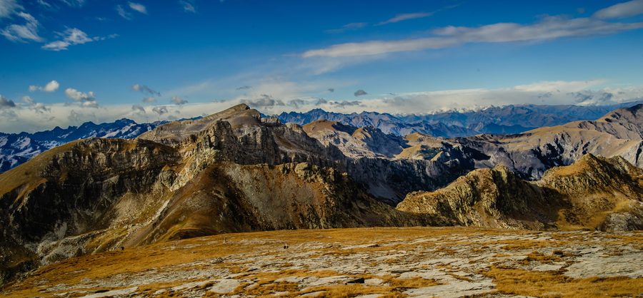 Berglandschaft des Naturparks Marguareis und der Seealpen