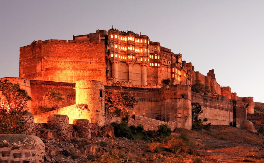 Mehrangarh-Fort in Jodhpur, Rajasthan