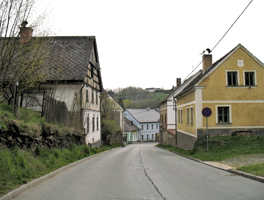 Ansicht der Stadt Úterý im Okres Plzeň-Sever