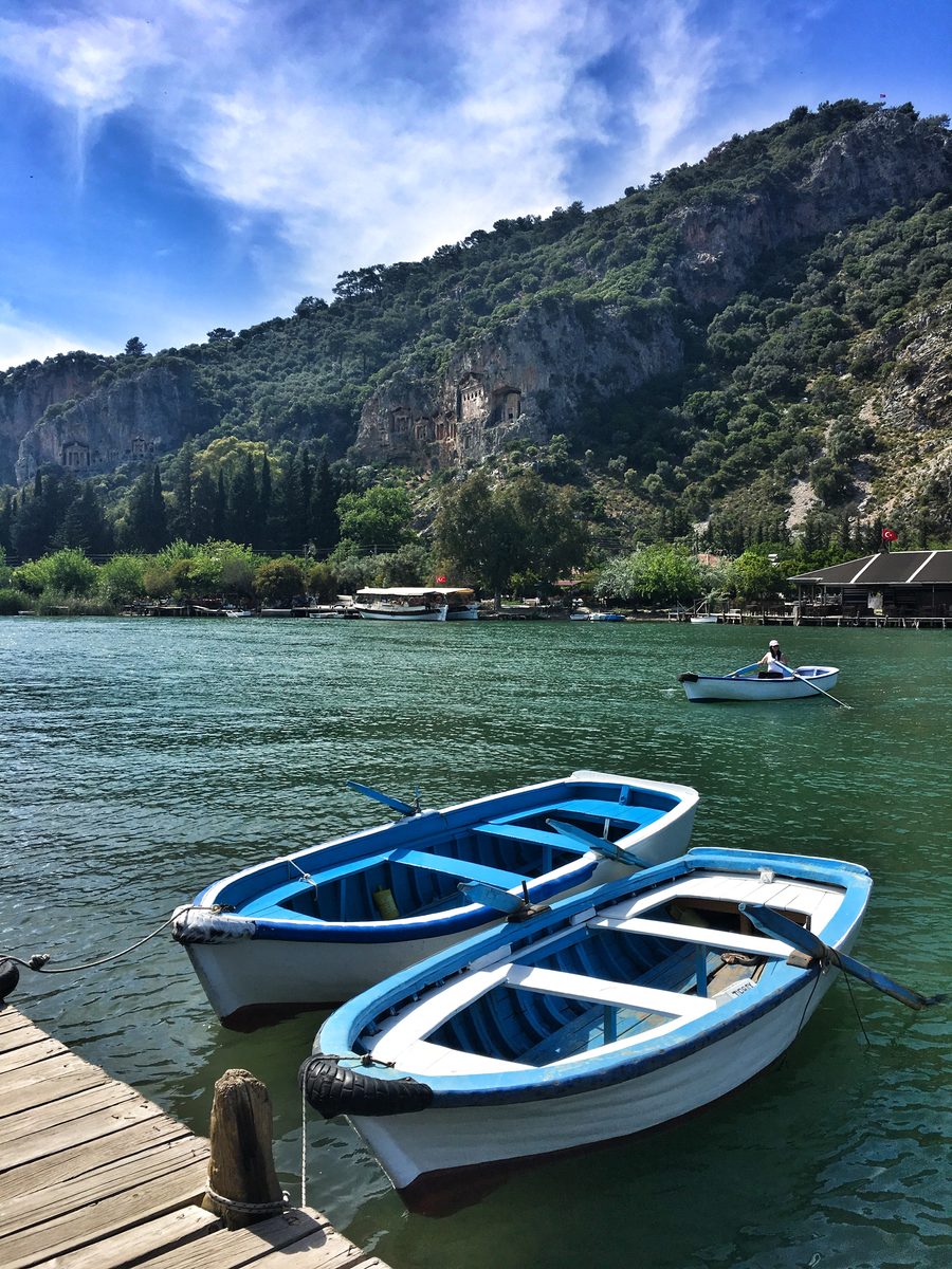 Lykische Felsengräber von Dalyan in der Provinz Muğla