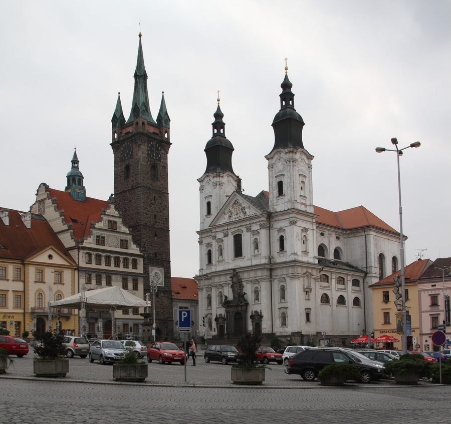 Marktplatz von Klatovy in Tschechien