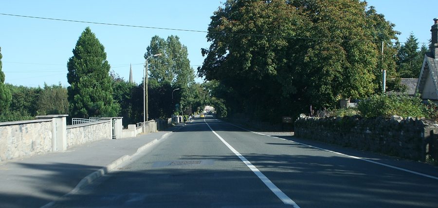 R194 road in Virginia, County Cavan, Ireland