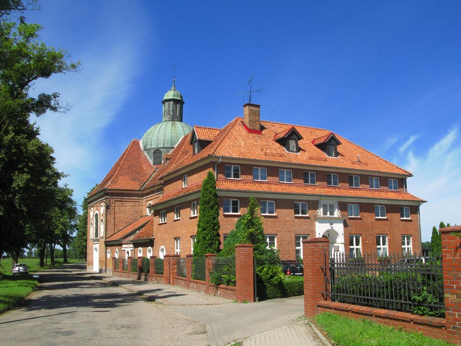 Historische Kirche in Braniewo im nördlichen Ermland-Masuren