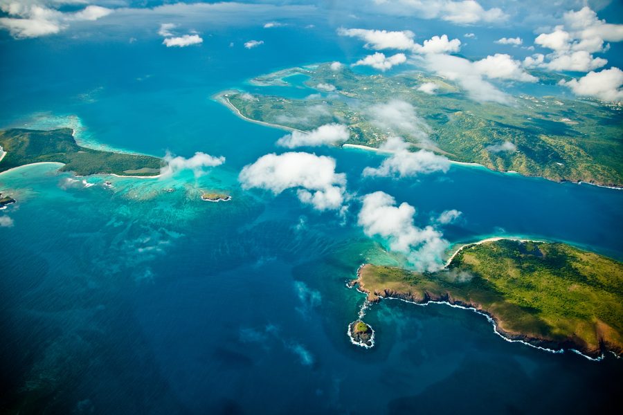 Culebrita und Cayo Norte vor Culebra in Puerto Rico